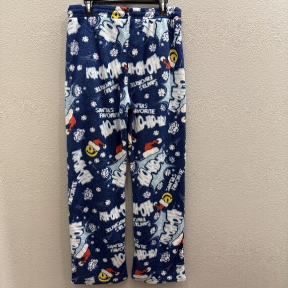 Joe Boxer Pajama Pants Chritmas - Medium Ho Ho Ho Fleece Soft New - Picture 4 of 5
